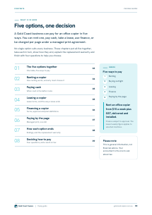 Page 2 of How to Pay for a Copier: Five Options Side by Side